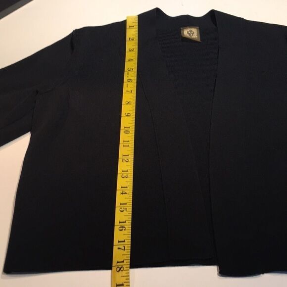 Anne Klein Black Half Sleeve Top Size Small - Picture 11 of 12